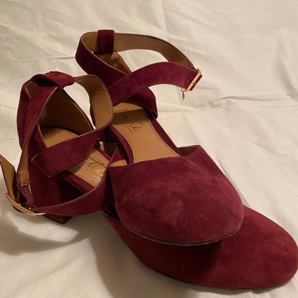 Maroon Low Heels - Picture 5 of 5